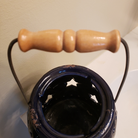 RUSTIC STAR CERAMIC CANDLE HOLDER - Picture 5 of 8